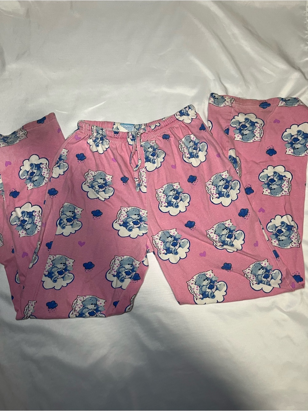Vintage 2004 Care Bears Women’s Pajama Bottoms Pink Size Medium